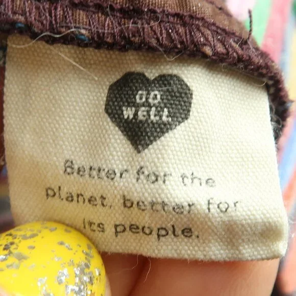 MADEWELL MULTI COLOR STRIPE ELASTIC WAIST PULL ON LINEN SHORT WITH POCKETS - Picture 5 of 7